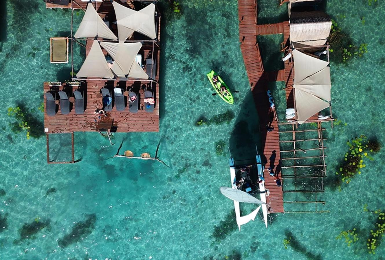 El Buho Lagoon Bacalar Esterno foto