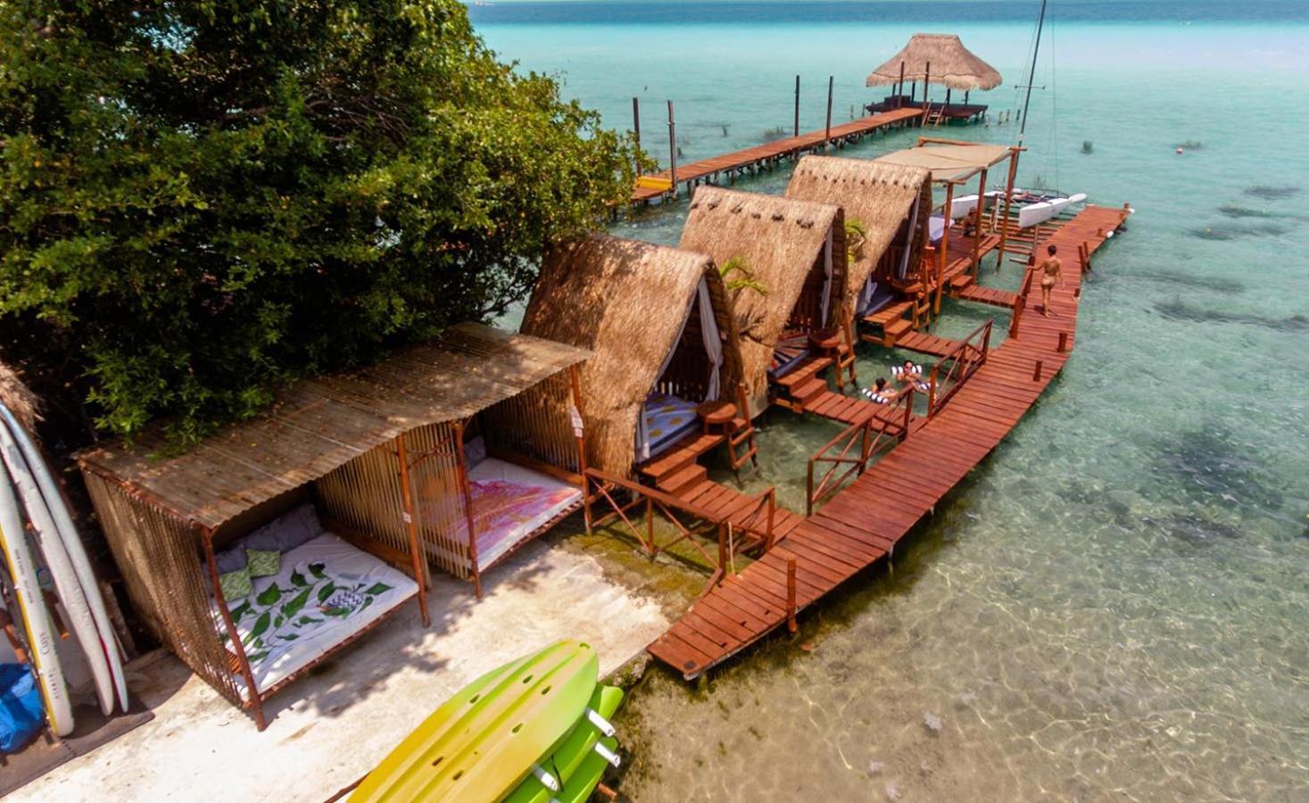 El Buho Lagoon Bacalar Esterno foto